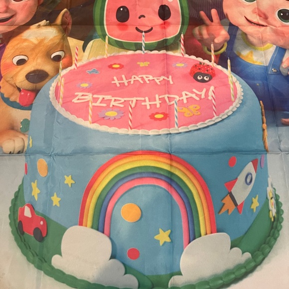 Cocomelon Happy Birthday banner Sign Children Party Decoration - Picture 3 of 3
